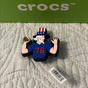 CROCS Patriotic Football Jibbitz Charm